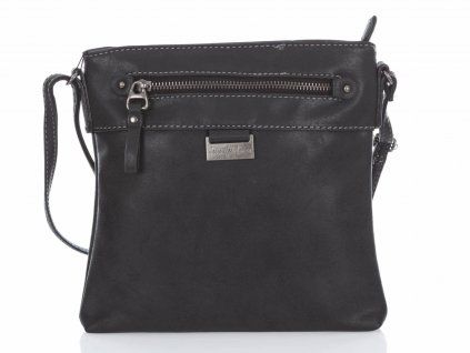 Malá crossbody kabelka přes rameno černá Jennifer Jones 3868 (2)
