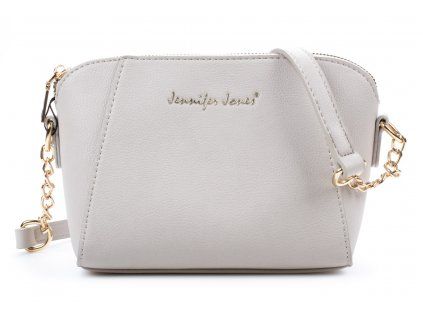 Malá kabelka přes rameno Crossbody světle šedá Jennifer Jones 3129 ModexaStyl (2)