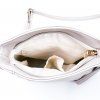 Malá crossbody kabelka přes rameno Jennifer Jones béžová 3107 BK ModexaStyl (2)