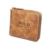 Pánská kožená peněženka na zip Wild 5267 koňaková hnědá ModexaStyl (3)