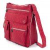 Lehká volnočasová kabelka přes rameno crossbody červená bag Street 2221 ModexaStyl (4)