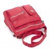 Lehká volnočasová kabelka přes rameno crossbody červená bag Street 2221 ModexaStyl (5)