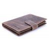 Velké kožené pouzdro na karty a doklady Vintage hnědé J Jones 5494 ModexaStyl (5)