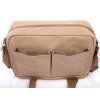 Stylová pánská taška přes rameno Canvas J Jones 4555 2 hnědá ModexaStyl (9)