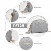 Stylová crossbody kabelka přes rameno šedá Miss Lulu LB2236 GY ModexaStyl (6)