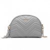 Stylová crossbody kabelka přes rameno šedá Miss Lulu LB2236 GY ModexaStyl (10)