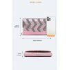 Večerní kabelka psaníčko do ruky a přes rameno růžová Miss Lulu LP2311 PK ModexaStyl (2)