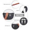 Crossbody kabelka ledvinka černá Miss Lulu LB2307 BK ModexaStyl (9)