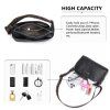 Stylová crossbody kabelka přes rameno černá Miss Lulu L2310 BK ModexaStyl (8)