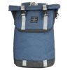 Stylový RollTop městský dámský batoh modrý Bag Street 4103 NY ModexaStyl (1)
