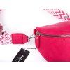 Dámská crossbody ledvinka s širokým popruhem růžová Jennifer Jones 3150 ModexaStyl (2)