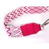 Dámská crossbody ledvinka s širokým popruhem růžová Jennifer Jones 3150 ModexaStyl (6)