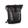 Velký nepromokavý trekingový sportovní batoh černý Bag Street s rolovací klopou 4105 ModexaStyl (4)