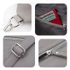 Stylová dámská crossbody ledvinka šedá Jennifer Jones 3153 LGY ModexaStyl (5)